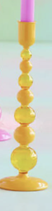 Sugar Plum Candle Holder 10.75"