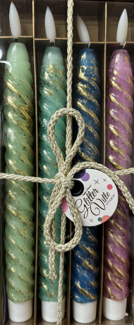 Rainbow Candle, Boxed 4 Assorted