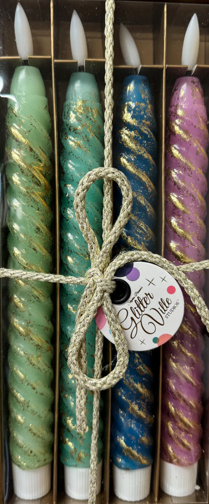 Rainbow Candle, Boxed 4 Assorted