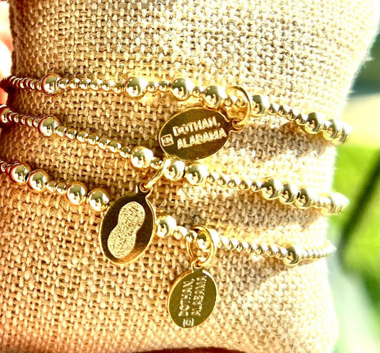 Hope Unwritten Bracelet - Gold - Custom 8mm Disc