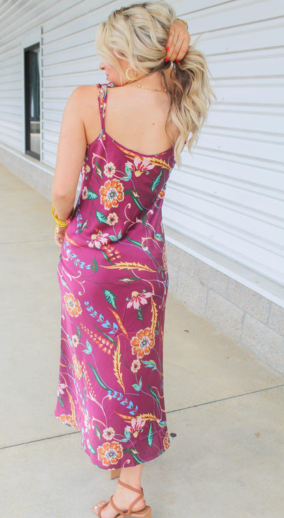 Florence Floral Midi Dress