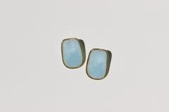 Medium Handmade Resin Light Statement Stud Earrings