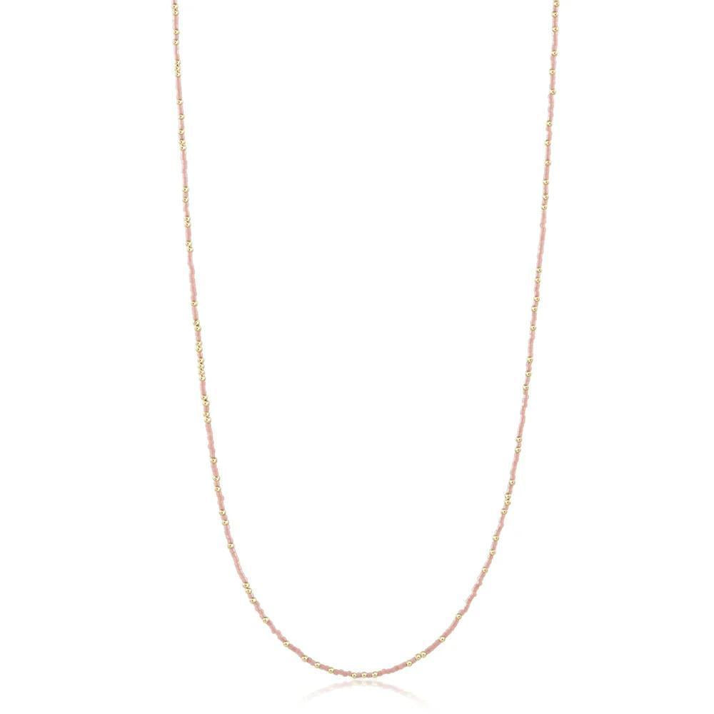 37" Hope Unwritten Necklace- Peach
