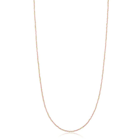 37" Hope Unwritten Necklace- Peach
