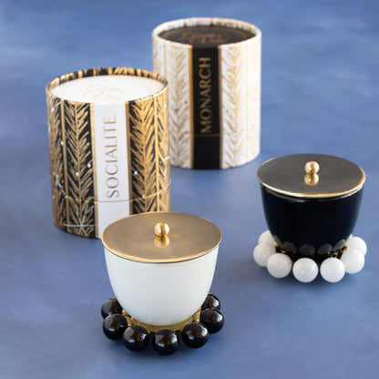 Candle Couturier, Prima BALLerina Black & White Scented Candle