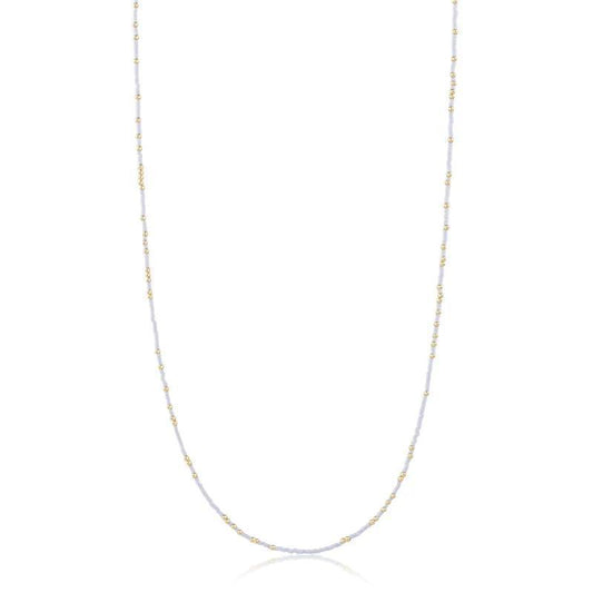 37" Hope Unwritten Necklace- Blue Ice