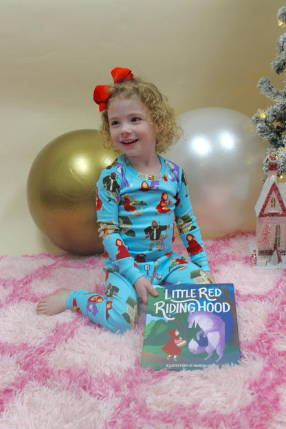 Little Red Riding Hood Pajama Set-Hanging With Book