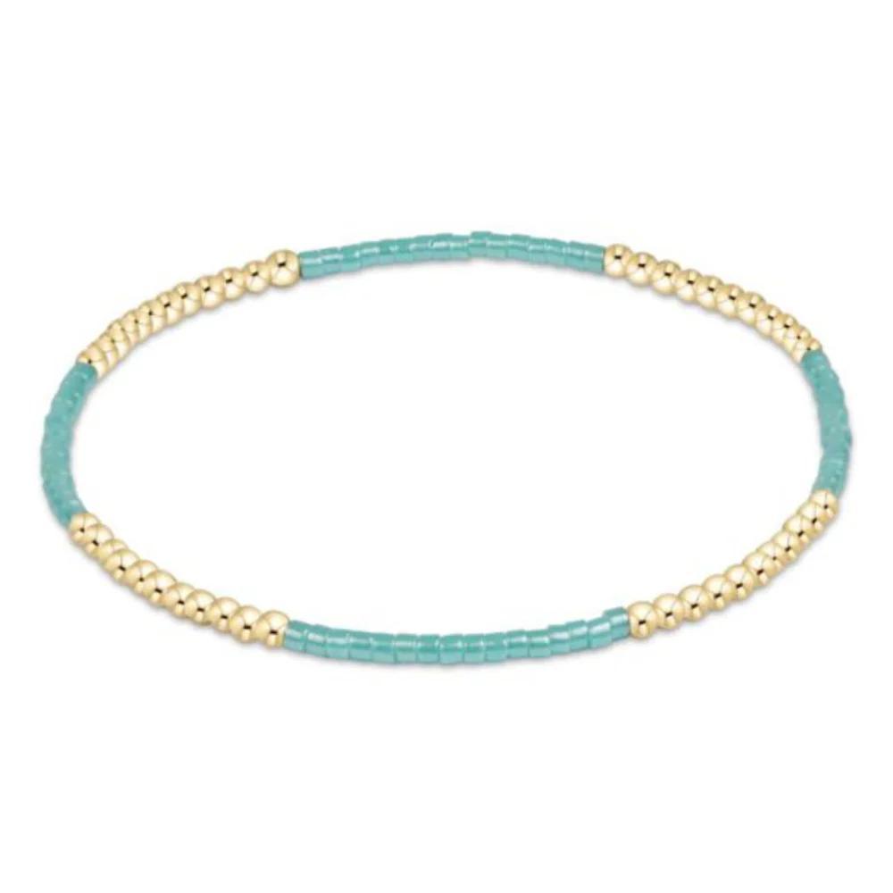 Hope Blissful Bracelet Gold- Sea Glass