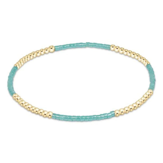 Hope Blissful Bracelet Gold- Sea Glass