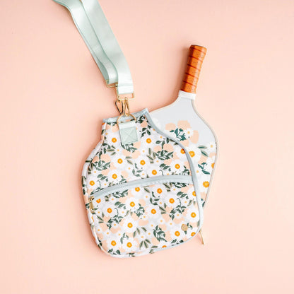 Floral PickleBall Paddle Cover