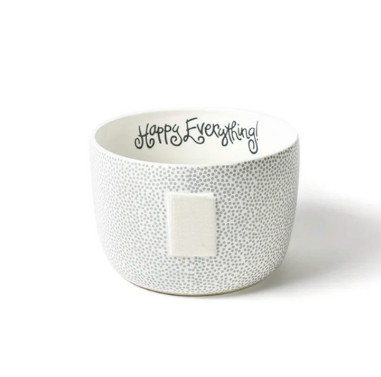 WHITE DOT PARTY BOWL HEV BIG BOWL