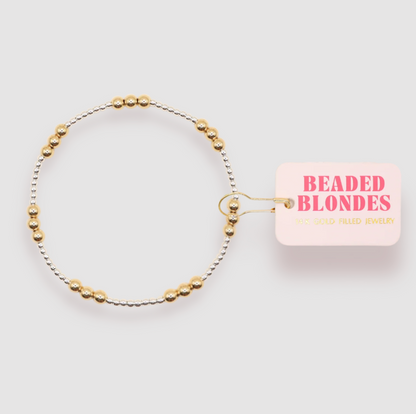 Mixed Metal Beaded Blondes Collection