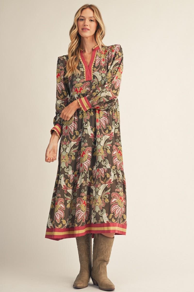 Weekend Agenda Midi Dress