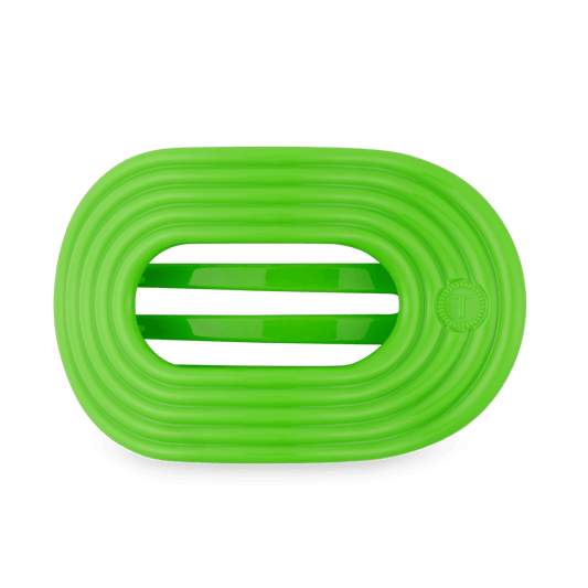 TELETIES Glow For It Large Flat Round Hair Clip