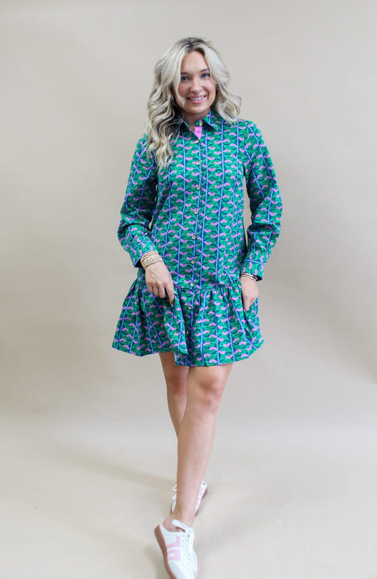 Fiona Honey Vines Mini Dress