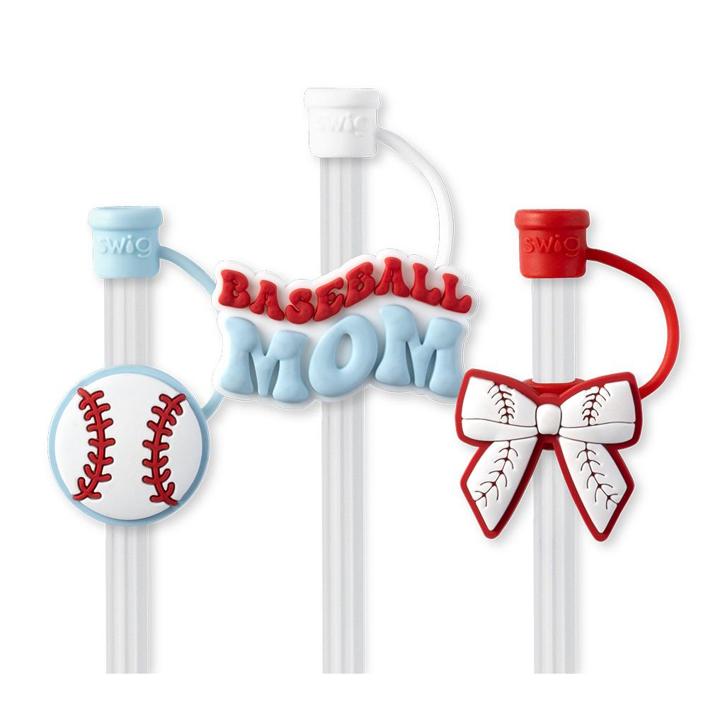 Home Run Swig Straw Topper Collection