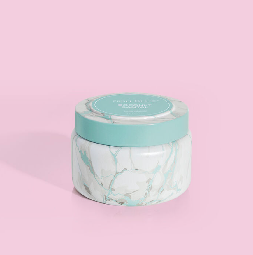 8.5 OZ MODERN MARBLE PRINTED TRAVEL TIN