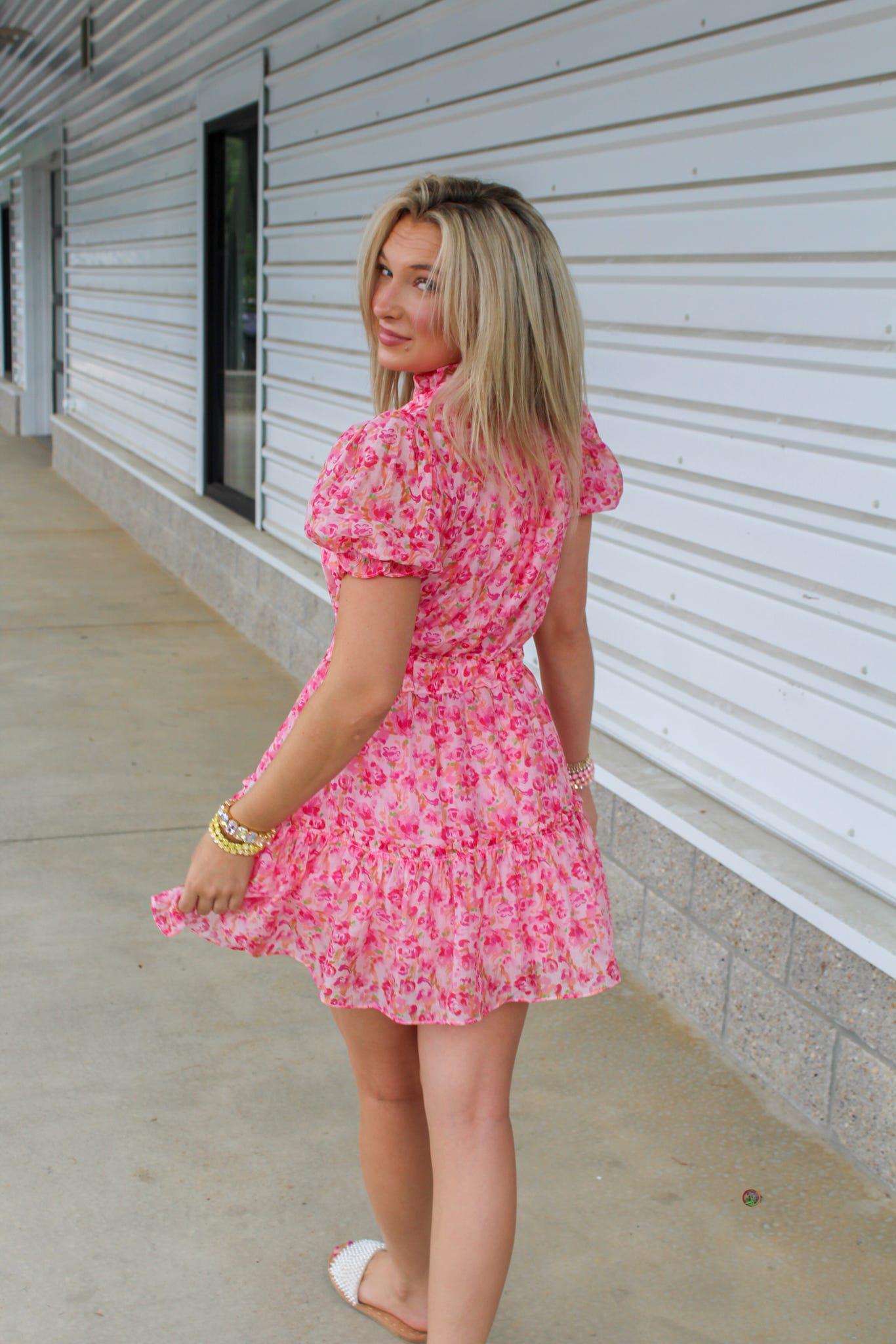 Rosy Breeze Dress