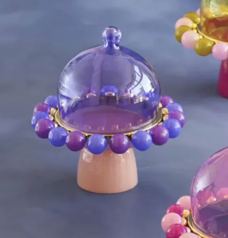 Ballerina Cake Stand With Dome
