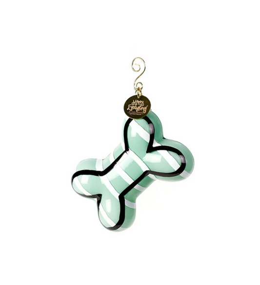 Striped Bone Shaped Ornament