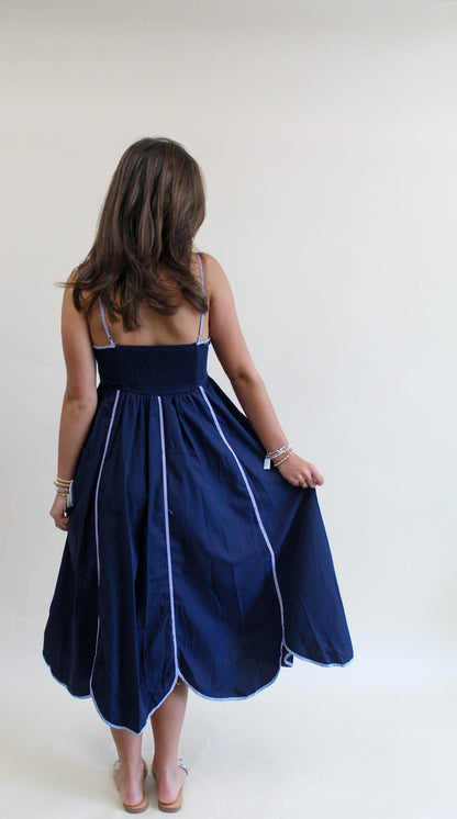 Becky Navy Dress