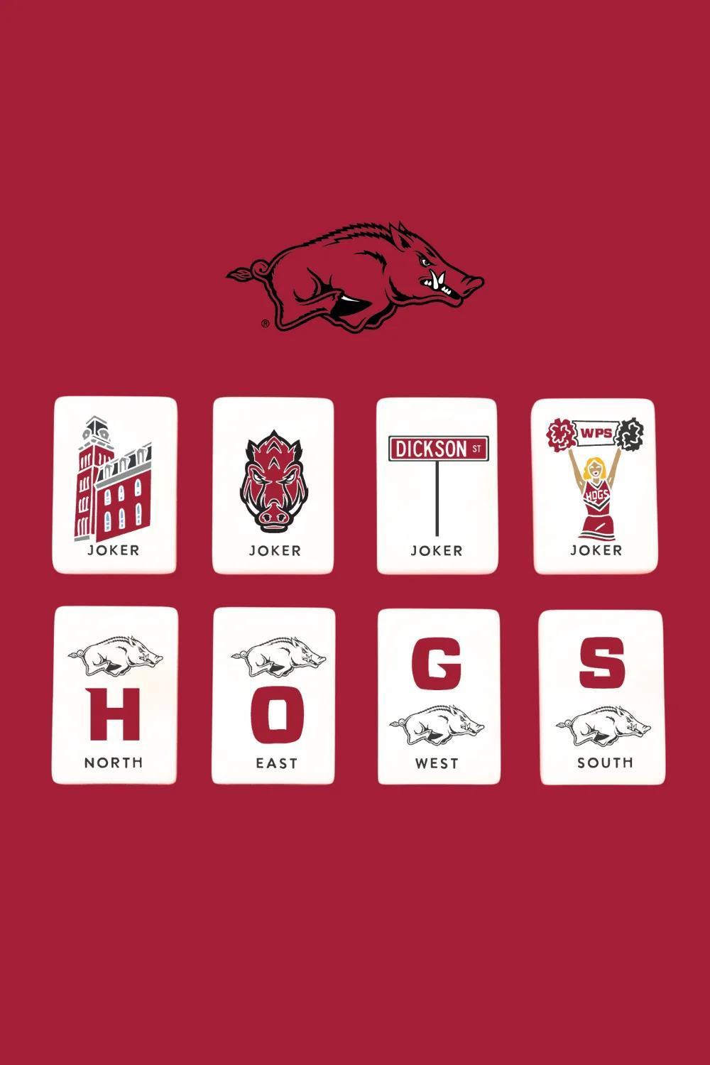 UNIVERSITY OF ARKANSAS® MAHJONG TILES