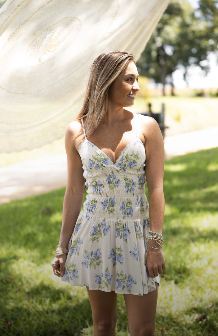 Blue Rose Dress