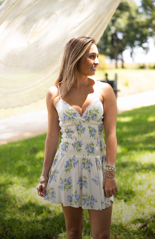 Blue Rose Dress