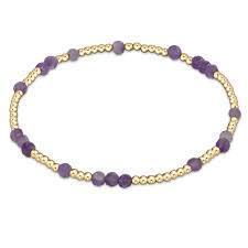 Hope Unwritten Gemstone Bracelet - Amethyst