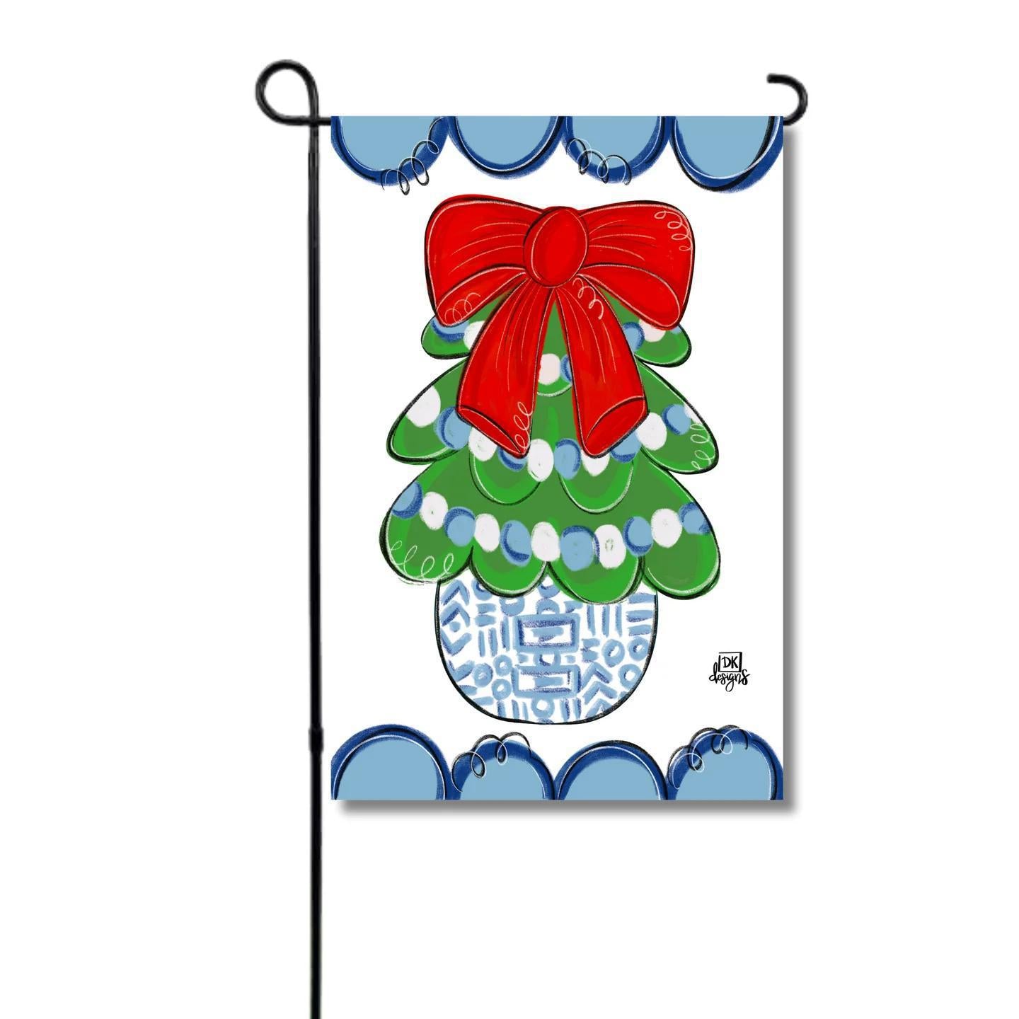 Chinoiserie Tree Garden Glam Yard Flag