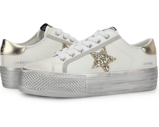 Amaze 2 - Gold Star Pearl White Platform