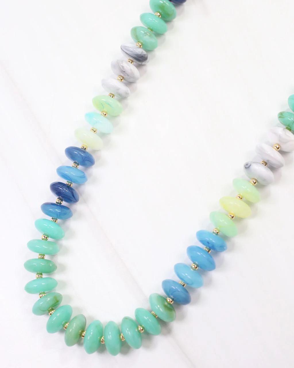 Belfast Stone Beaded Necklace