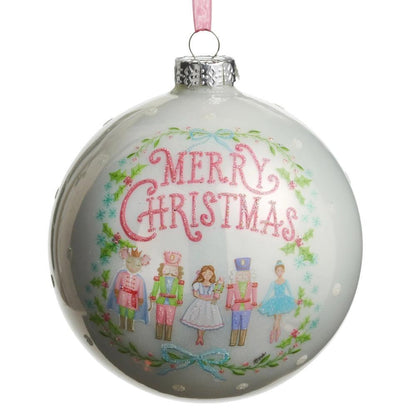 Pastel Nutcracker Ballet Ball Ornament