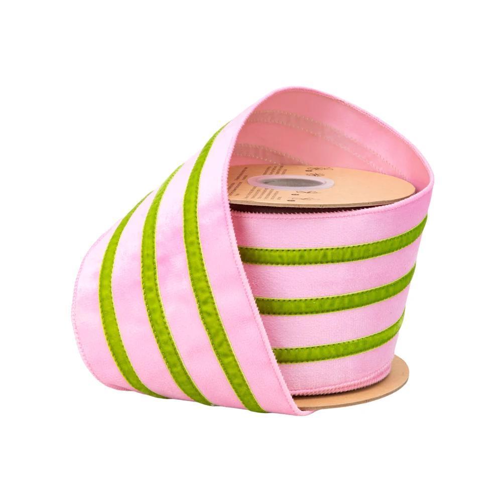 Wired Velvet Ribbon w/ Trim