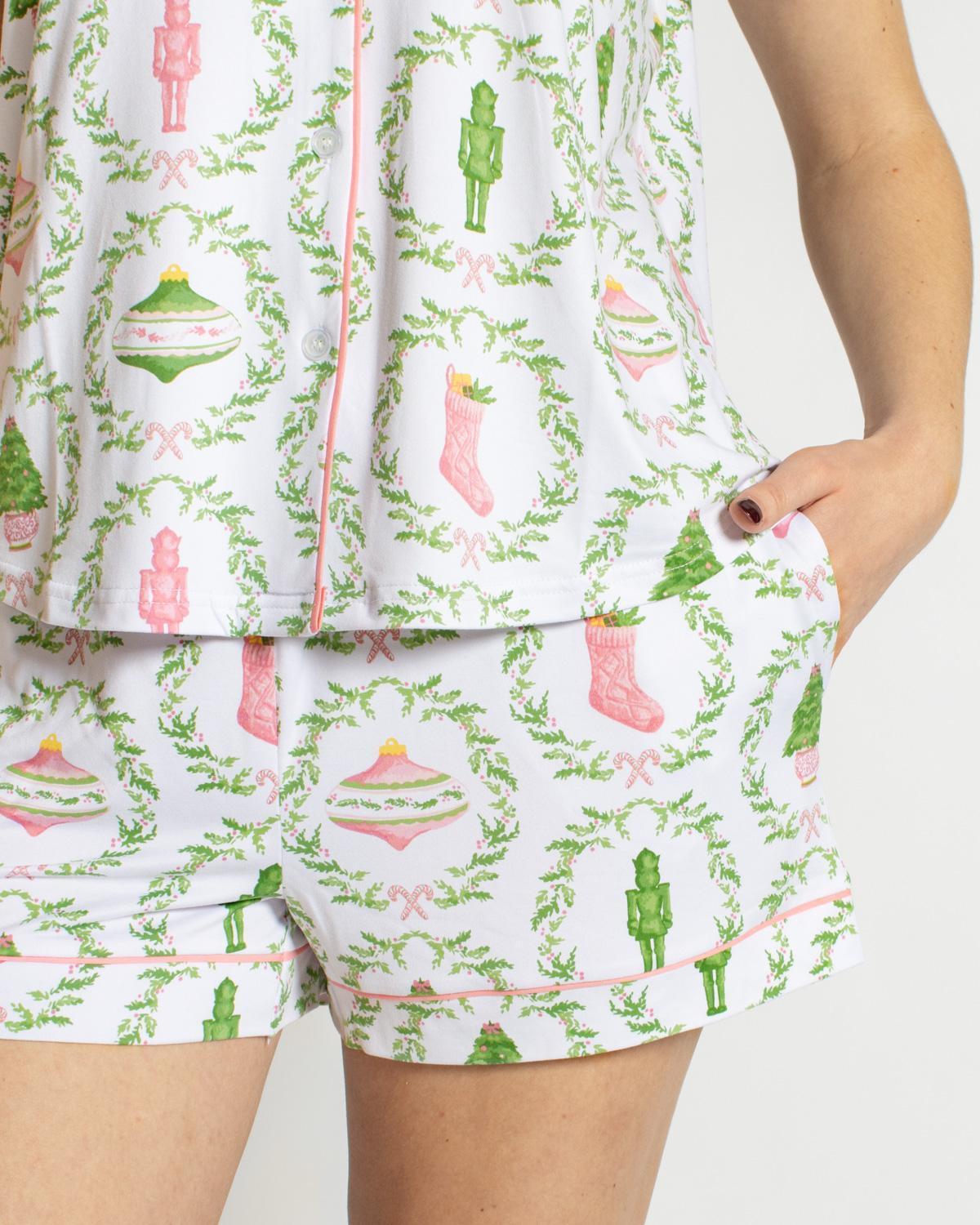 Nutcracker Trellis Pajama Sleep Shorts