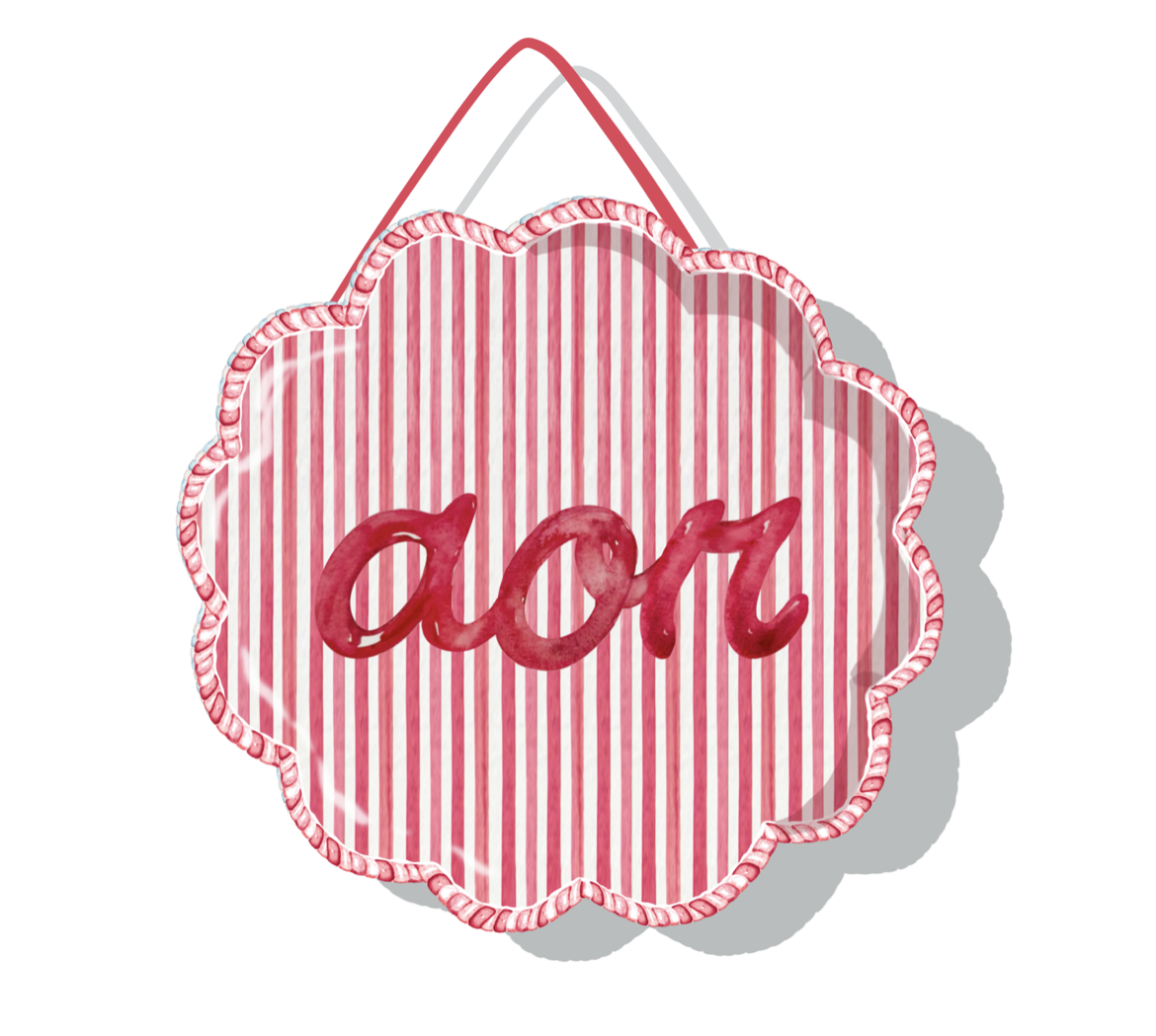 Acrylic Sorority Door Hangers