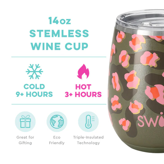 On The Prowl Stemless Wine Cup (14oz)