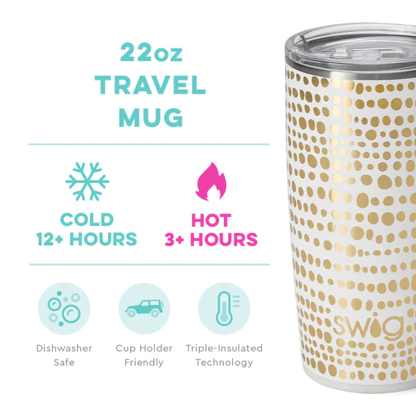 Glamazon Gold Travel Mug (22 oz)