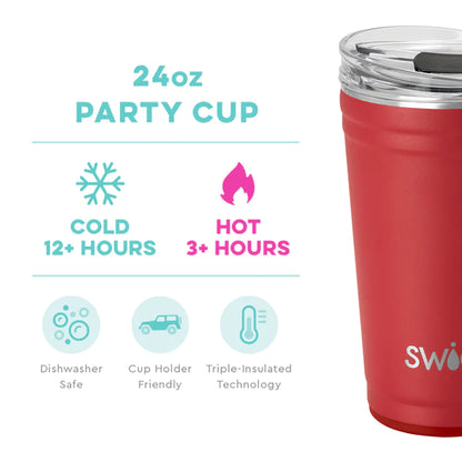 Crimson Party Cup (24 oz)