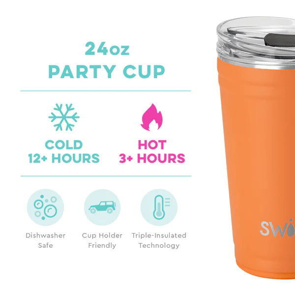Orange Party Cup (24 oz)