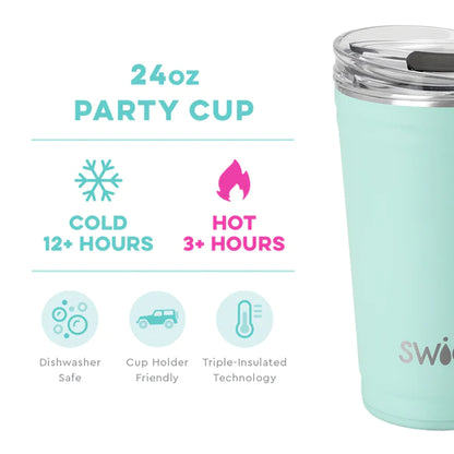 Sea Glass Party Cup (24oz)
