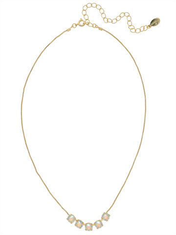 Shaughna Tennis Necklace - Bright Gold