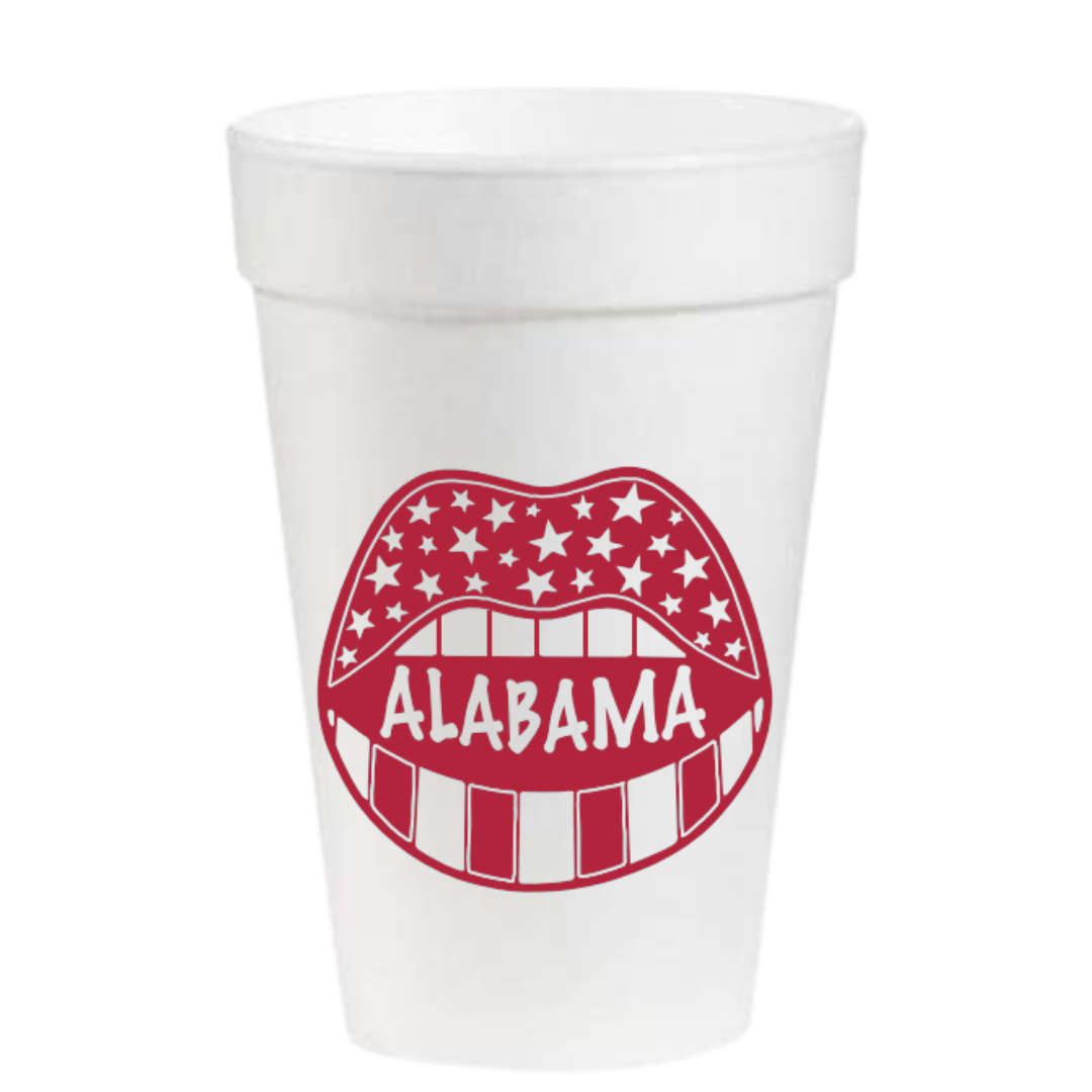 Alabama Game Day- 16oz Styrofoam Cups