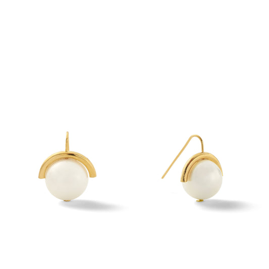 Classic Large Pearl Sph-earring