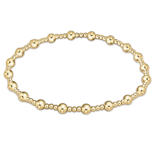 enewton Extends - Classic Sincerity Pattern Bead Bracelet - Gold