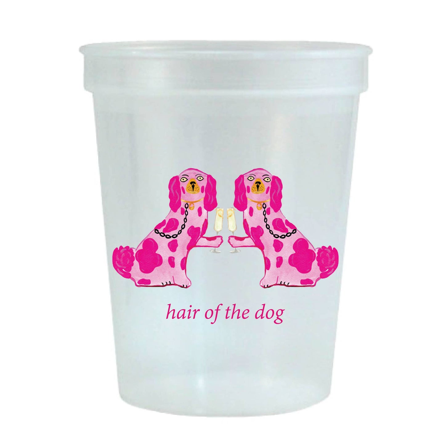 Hair Of The Dog Reusable Stadium Cups - Set of 6