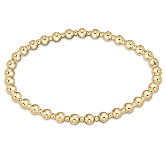 enewton Extends - Classic Grateful Pattern Gold Bead Bracelet