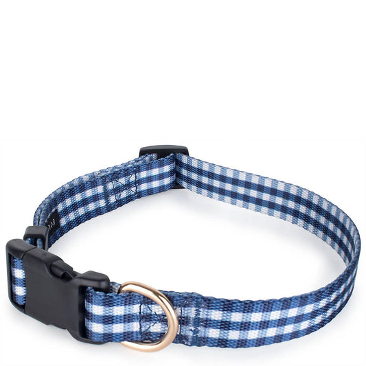 Gingham Dog Collar