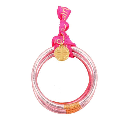 Serenity Prayer Carousel Pink All Weather Bangles