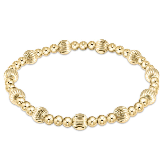 enewton Extends - Dignity Sincerity Pattern Bead Bracelet Gold